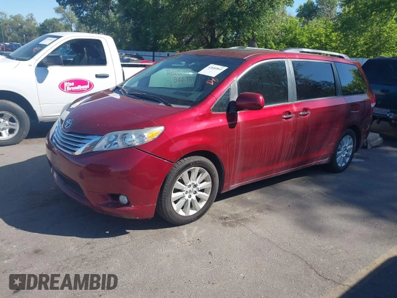 2011 Toyota Sienna XLE with VIN 5TDDK3DC8BS007764, listed as a IAAI auction lot 42689965 with 254,252 mi miles and . Bid and sale history available at DreamBid. Image 17.
