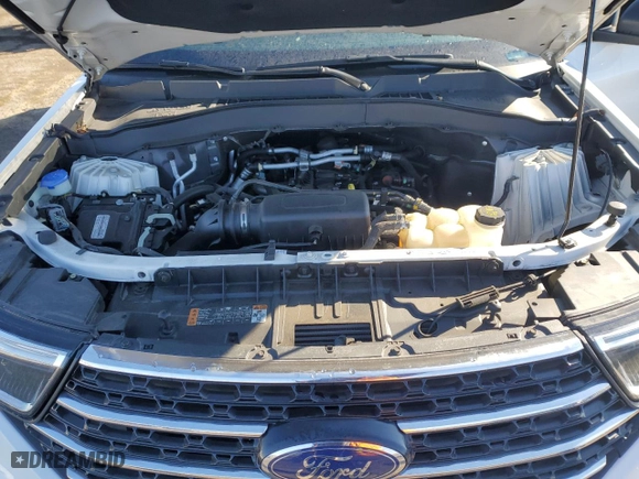 2021 Ford Explorer XLT with VIN 1FMSK8DHXMGA25899, listed as a Copart auction lot 46684095 with 58,053 mi miles and Salvage Title. Bid and sale history available at carsss.com. Image 14.