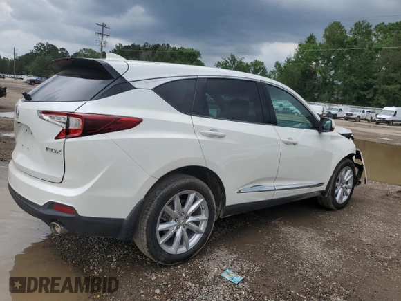 2019 Acura RDX with VIN 5J8TC1H35KL022524, listed as a Copart auction lot 53911695 with 92,277 mi miles and Salvage title. Bid and sale history available at DreamBid. Image 3.