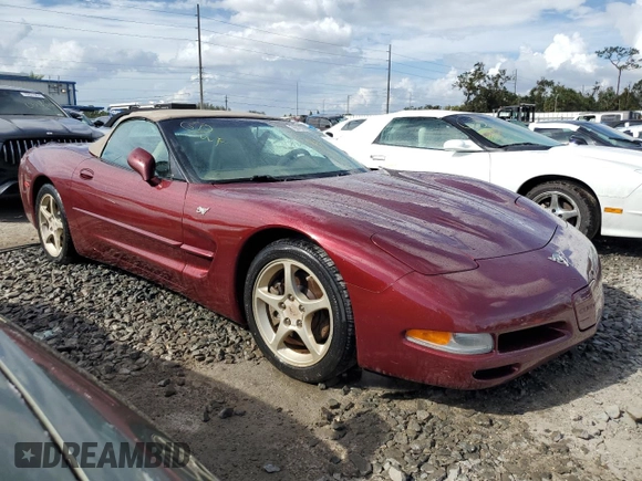 2003 Chevrolet Corvette with VIN 1G1YY32G835132673, listed as a Copart auction lot 78878364 with 0 mi miles and Non Repairable. Bid and sale history available at carsss.com. Image 4.