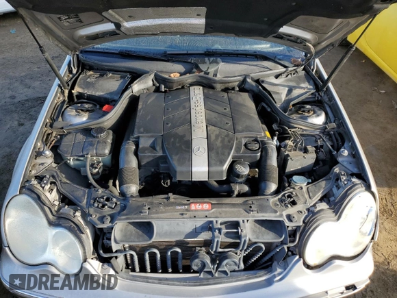 2005 Mercedes-Benz C 240 with VIN WDBRF61J45A741882, listed as a Copart auction lot 87228244 with 94,595 mi miles and Salvage Title. Bid and sale history available at DreamBid. Image 11.