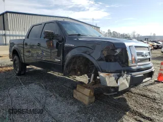 2011 Ford F-150 XLT with VIN 1FTFW1ET0BKD54688, listed as a Copart auction lot 47116555 with 294,162 mi miles and Salvage Title. Bid and sale history available at carsss.com. Image 4.