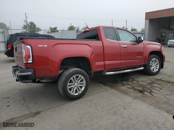 2015 GMC Canyon 4WD SLT with VIN 1GTH6CE39F1215532, listed as a Copart auction lot 72382744 with NaN miles and Salvage Title. Bid and sale history available at carsss.com. Image 3.