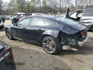 2016 Audi S7 with VIN WAUW2AFC2GN110487, listed as a Copart auction lot 44377005 with 46,326 mi miles and Salvage Title. Bid and sale history available at carsss.com. Image 2.