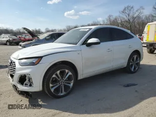 2021 Audi Q5 Sportback Premium Plus with VIN WA15AAFY7M2114037, listed as a Copart auction lot 49108545 with 55,997 mi miles and Salvage title. Bid and sale history available at DreamBid. Image 1.
