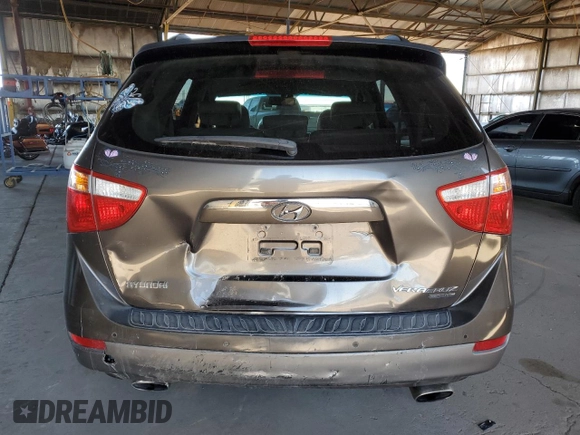 2009 Hyundai Veracruz GLS with VIN KM8NU13CX9U082813, listed as a Copart auction lot 49633575 with 183,370 mi miles and Salvage title. Bid and sale history available at DreamBid. Image 6.
