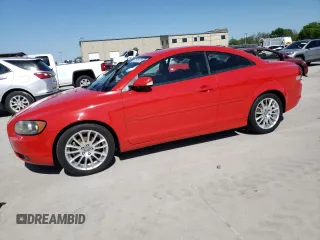 2007 Volvo C70 with VIN YV1MC68217J026395, listed as a Copart auction lot 52525275 with 92,930 mi miles and Clean Title. Bid and sale history available at carsss.com. Image 1.