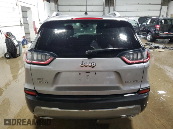 2019 Jeep Cherokee Limited with VIN 1C4PJMDX7KD197416, listed as a Copart auction lot 45141325 with Not provided miles and Salvage title. Bid and sale history available at DreamBid. Image 6.