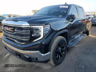 2023 GMC Sierra 1500 SLT с VIN 3GTUUDED0PG133341, выставлен на аукционе Copart как лот 48382685 с пробегом 32 212 миль миль и Списание • Salvage title. История ставок и продаж доступна на DreamBid. Изображение 1.