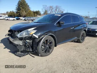 2018 Nissan Murano Platinum with VIN 5N1AZ2MH5JN129485, listed as a Copart auction lot 48020535 with 129,239 mi miles and Salvage Title. Bid and sale history available at carsss.com. Image 1.