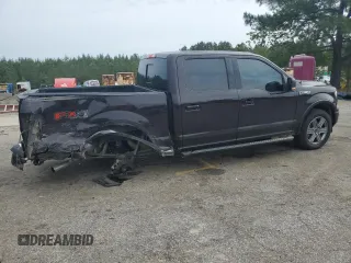 2019 Ford F-150 XL with VIN 1FTEW1E40KFC77222, listed as a Copart auction lot 57392505 with 87,430 mi miles and Salvage title. Bid and sale history available at DreamBid. Image 3.