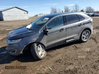 2018 Ford Edge SEL with VIN 2FMPK4J95JBC36541, listed as a Copart auction lot 48957375 with 92,933 mi miles and Clean Title. Bid and sale history available at DreamBid. Image 1.
