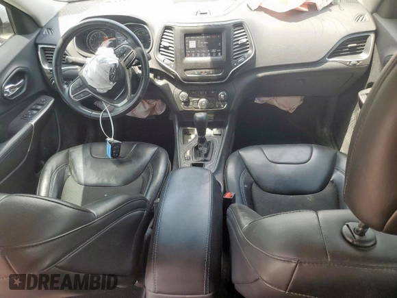 2021 Jeep Cherokee Latitude Plus with VIN 1C4PJLLB4MD116066, listed as a Copart auction lot 58583985 with 69,390 mi miles and Salvage title. Bid and sale history available at DreamBid. Image 8.