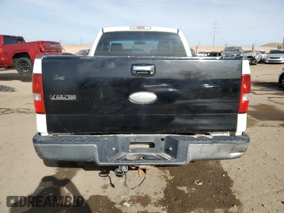 2007 Ford F-150 XL with VIN 1FTRF12287KC42057, listed as a Copart auction lot 85299854 with 2,060,155 mi miles and Salvage title. Bid and sale history available at DreamBid. Image 6.