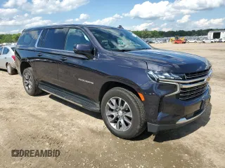 2022 Chevrolet Suburban LT z VIN 1GNSKCKT1NR288858, wystawiony jako Copart lot #56998095 z przebiegiem 96 859 mil mil oraz Szkoda całkowita • Salvage title. Historia ofert i sprzedaży dostępna na DreamBid. Obrazek 4.