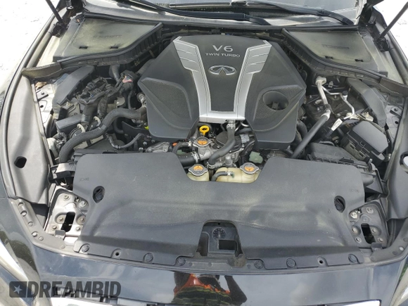 2017 Infiniti Q50 3.0t Signature Edition with VIN JN1EV7AR9HM837981, listed as a Copart auction lot 52042305 with 92,376 mi miles and Salvage Title. Bid and sale history available at carsss.com. Image 13.