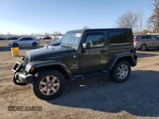 2015 Jeep Wrangler Sahara z VIN 1C4AJWBG8FL626434, wystawiony jako Copart lot #48874195 z przebiegiem 195 447 mil mil oraz Szkoda całkowita • Salvage title. Historia ofert i sprzedaży dostępna na DreamBid. Obrazek 1.