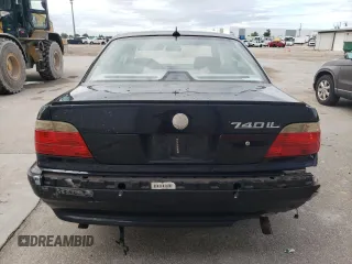 2001 BMW 7 Series 740iL with VIN WBAGH83471DP26417, listed as a Copart auction lot 74812174 with 281,722 mi miles and Non Repairable. Bid and sale history available at carsss.com. Image 6.