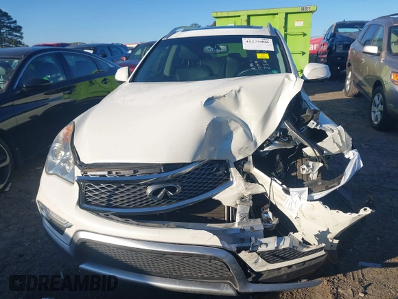 2017 Infiniti QX50 with VIN JN1BJ0RP5HM382300, listed as a IAAI auction lot 41275006 with 91,516 mi miles. Bid and sale history available at carsss.com. Image 6.