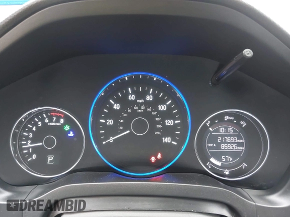 2016 Honda HR-V EX with VIN 3CZRU5H54GM710173, listed as a IAAI auction lot 41705088 with 217,693 mi miles. Bid and sale history available at carsss.com. Image 7.