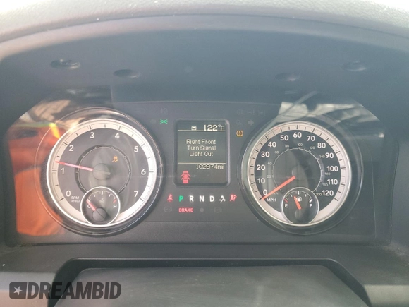 2017 Ram 1500 Express with VIN 1C6RR6FT1HS585275, listed as a Copart auction lot 57252115 with 102,974 mi miles and Clean title. Bid and sale history available at DreamBid. Image 9.