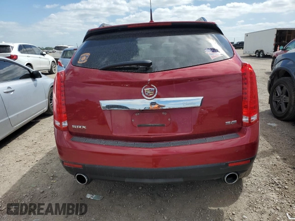 2012 Cadillac SRX Performance Collection with VIN 3GYFNBE38CS521274, listed as a Copart auction lot 52904645 with 85,128 mi miles and Salvage Title. Bid and sale history available at carsss.com. Image 6.