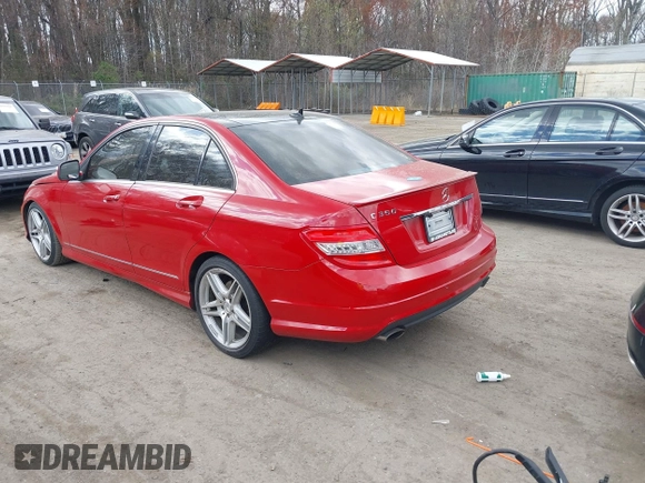 2009 Mercedes-Benz C-Class 3.5L Sport with VIN WDDGF56X09R048076, listed as a IAAI auction lot 41920261 with 143,720 mi miles. Bid and sale history available at carsss.com. Image 3.