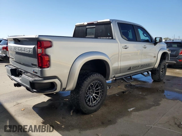 2021 Chevrolet Silverado 1500 RST with VIN 1GCUYEEL2MZ189150, listed as a Copart auction lot 50029635 with 41,417 mi miles and Salvage Title. Bid and sale history available at carsss.com. Image 3.