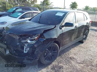 2021 Chevrolet Equinox LT with VIN 3GNAXKEVXML335783, listed as a IAAI auction lot 41925460 with 128,772 mi miles. Bid and sale history available at carsss.com. Image 2.