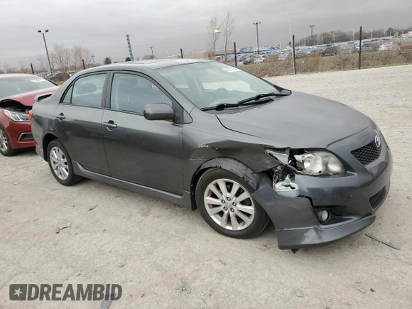 2010 Toyota Corolla with VIN 2T1BU4EE4AC448600, listed as a Copart auction lot 49707285 with 128,661 mi miles and Salvage Title. Bid and sale history available at carsss.com. Image 4.