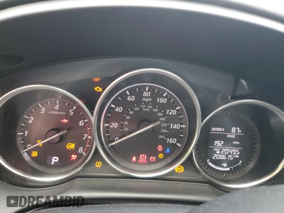 2015 Mazda CX-5 Sport with VIN JM3KE4BYXF0511249, listed as a Copart auction lot 63310695 with 208,615 mi miles and Salvage title. Bid and sale history available at DreamBid. Image 9.