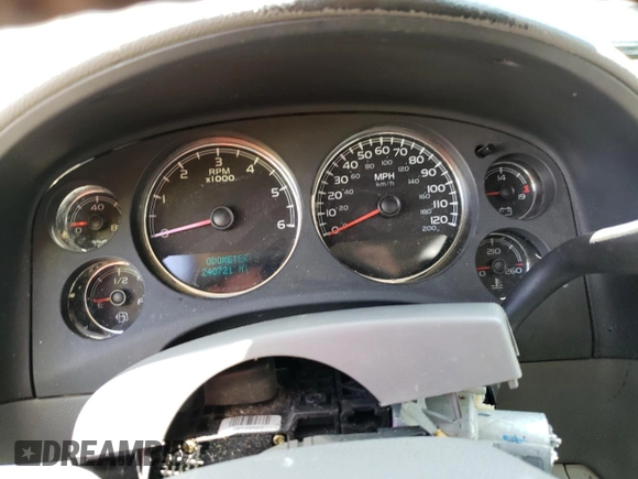 2007 Chevrolet Tahoe LT with VIN 1GNFK13027R350264, listed as a Copart auction lot 61235235 with 240,721 mi miles and Salvage title. Bid and sale history available at DreamBid. Image 9.