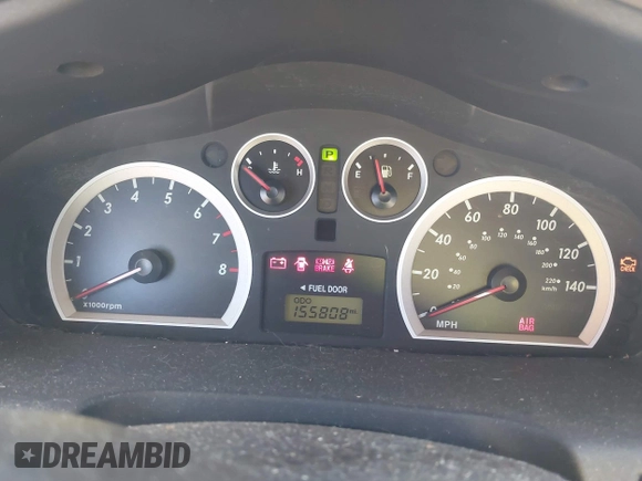 2006 Hyundai Santa Fe GLS with VIN KM8SC13D26U100098, listed as a IAAI auction lot 41985471 with 155,808 mi miles and . Bid and sale history available at DreamBid. Image 7.