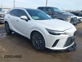 2023 Lexus RX with VIN 2T2BAMBA8PC004019, listed as a IAAI auction lot 41253610 with 25,150 mi miles. Bid and sale history available at carsss.com. Image 1.
