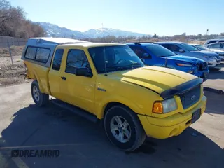 2002 Ford Ranger XL Fleet with VIN 1FTZR45E42PB64211, listed as a IAAI auction lot 41648284 with 131,353 mi miles. Bid and sale history available at carsss.com. Image 1.