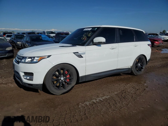 2015 Land Rover Range Rover Sport Supercharged with VIN SALWR2TF6FA622674, listed as a Copart auction lot 54913215 with 99,621 mi miles and Clean Title. Bid and sale history available at carsss.com. Image 1.
