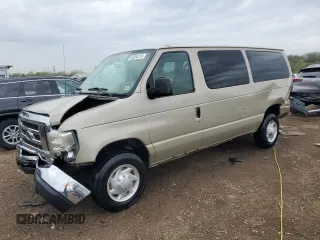 2008 Ford Econoline Passenger XL with VIN 1FBNE31LX8DB42236, listed as a Copart auction lot 55294215 with 150,809 mi miles and Salvage title. Bid and sale history available at DreamBid. Image 1.
