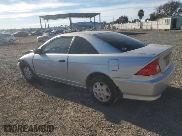 2005 Honda Civic Cpe VP SSRS with VIN 1HGEM22385L067577, listed as a Copart auction lot 79317004 with 230,154 mi miles and Salvage Title. Bid and sale history available at carsss.com. Image 2.