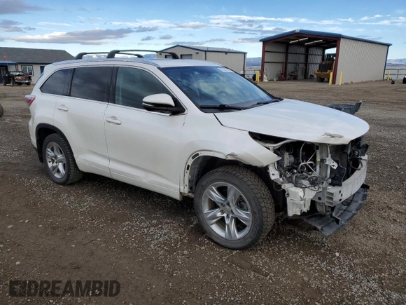 2015 Toyota Highlander Limited z VIN 5TDDKRFH2FS199751, wystawiony jako Copart lot #85231704 z przebiegiem 159 794 mil mil oraz Szkoda całkowita • Salvage title. Historia ofert i sprzedaży dostępna na DreamBid. Obrazek 4.
