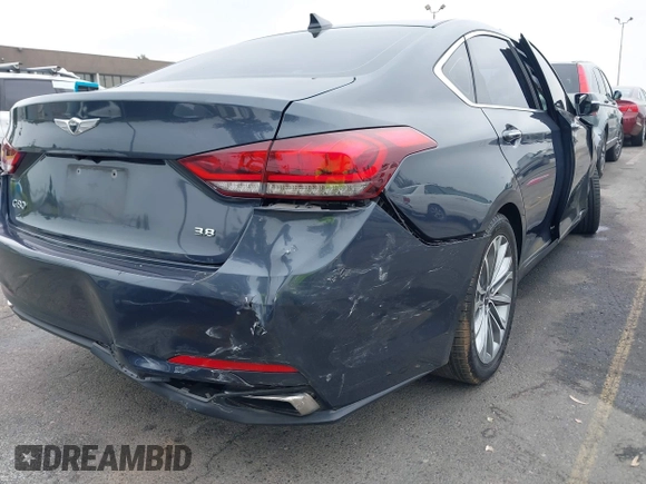 2017 Genesis G80 3.8L with VIN KMHGN4JE9HU181178, listed as a IAAI auction lot 42570337 with 84,104 mi miles and . Bid and sale history available at DreamBid. Image 17.