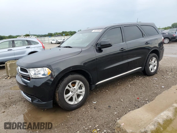 2013 Dodge Durango SXT with VIN 1C4RDHAG5DC552474, listed as a Copart auction lot 65185985 with 179,910 mi miles and Clean title. Bid and sale history available at DreamBid. Image 1.