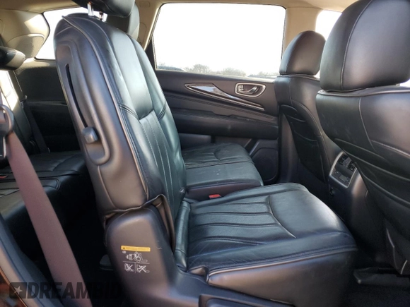 2015 Infiniti QX60 with VIN 5N1AL0MM7FC526329, listed as a Copart auction lot 48662545 with 148,547 mi miles and Salvage Title. Bid and sale history available at DreamBid. Image 10.