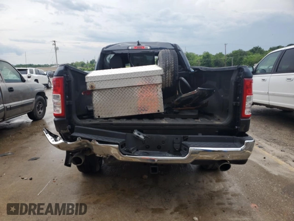 2021 Ram 1500 Big Horn with VIN 1C6SRFBT4MN788919, listed as a Copart auction lot 59775135 with Not provided miles and Non repairable. Bid and sale history available at DreamBid. Image 6.