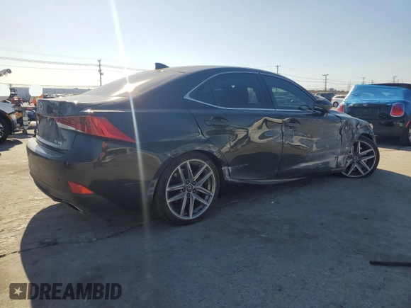 2019 Lexus IS with VIN JTHBA1D21K5092537, listed as a Copart auction lot 50232235 with 51,150 mi miles and Salvage Title. Bid and sale history available at carsss.com. Image 3.