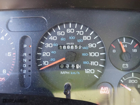 1997 Dodge Ram 1500 with VIN 1B7HF16Z4VJ599418, listed as a IAAI auction lot 41447646 with 168,652 mi miles. Bid and sale history available at carsss.com. Image 7.