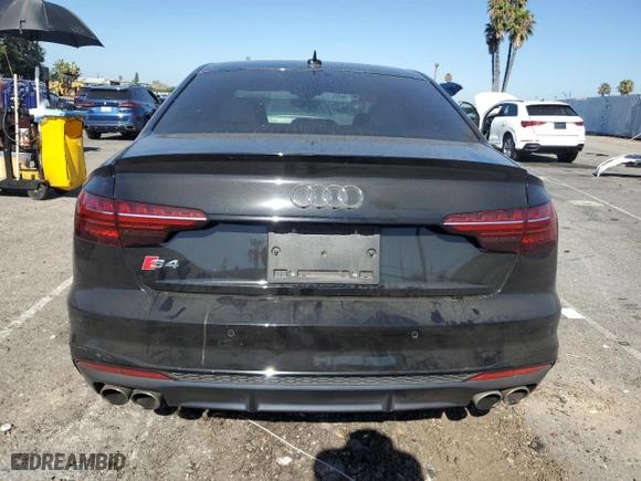 2020 Audi S4 Sedan Premium Plus with VIN WAUB4AF40LA042175, listed as a Copart auction lot 67728974 with 34701 miles and Salvage Title. Bid and sale history available at carsss.com. Image 6.