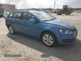 2017 Volkswagen Golf SportWagen S with VIN 3VW017AU0HM536802, listed as a Copart auction lot 49988965 with 51,602 mi miles and Salvage Title. Bid and sale history available at carsss.com. Image 4.