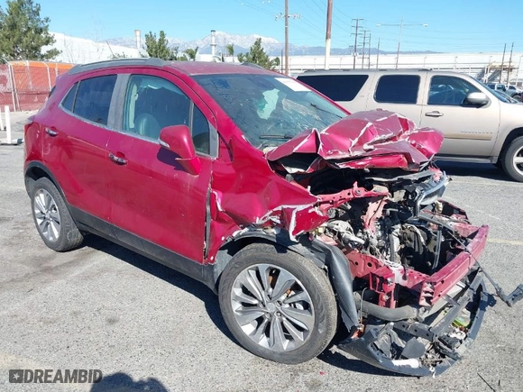 2018 Buick Encore Preferred with VIN KL4CJASB5JB706332, listed as a IAAI auction lot 41555360 with NaN miles. Bid and sale history available at carsss.com. Image 1.