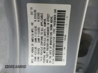 2017 Honda Accord Sedan Sport with VIN 1HGCR2F5XHA070758, listed as a Copart auction lot 51325635 with 43,465 mi miles and Salvage Title. Bid and sale history available at carsss.com. Image 15.