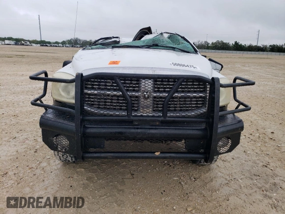 2007 Dodge 2500 SLT с VIN 3D7KS29A57G849630, выставлен на аукционе Copart как лот 50806475 с пробегом 284 971 миль миль и Списание • Salvage title. История ставок и продаж доступна на DreamBid. Изображение 5.